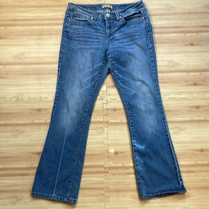 Nine West Vintage America Bootcut Embriodered Pockets Jeans Women's Size 10